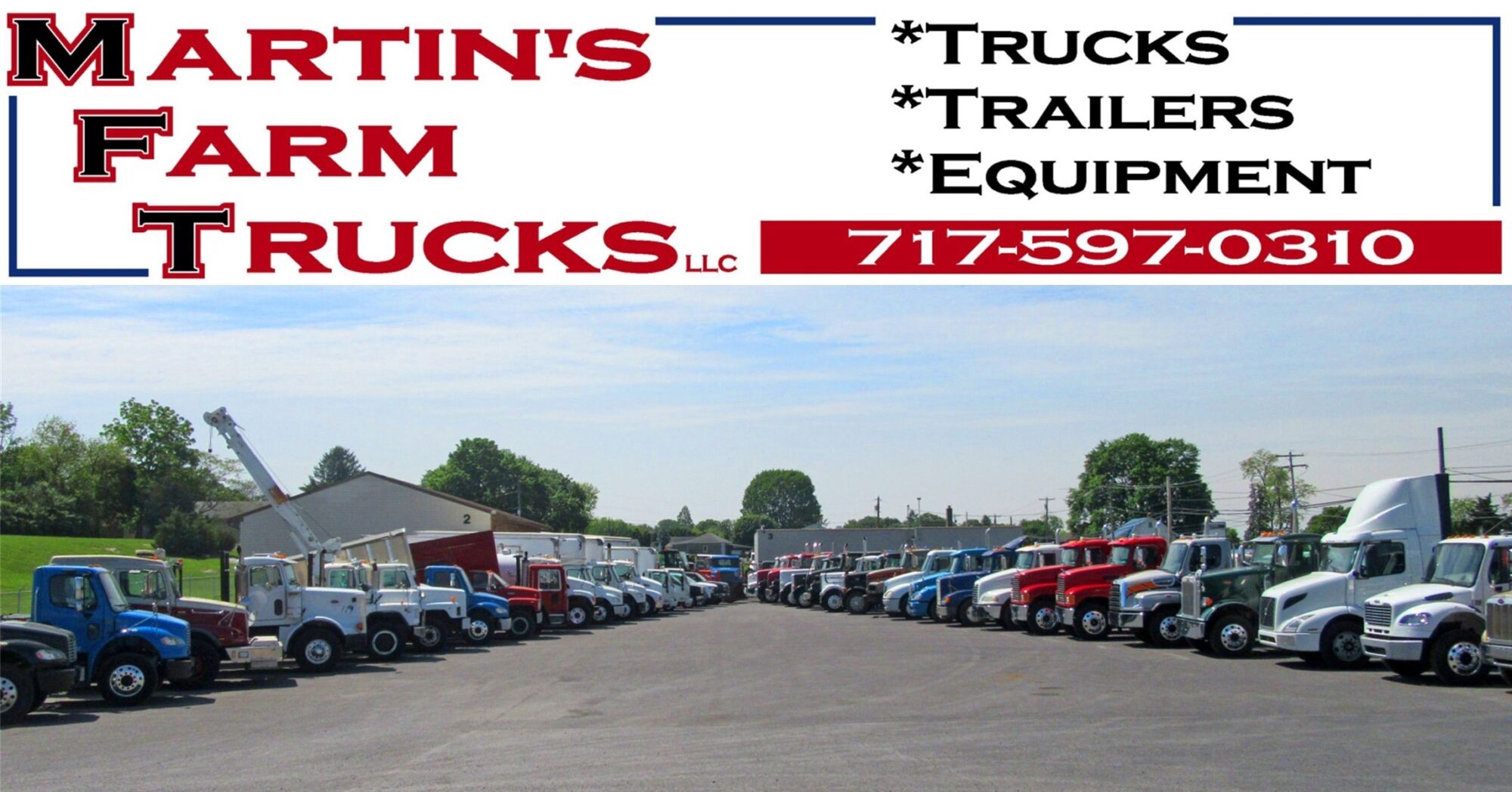 TRUCKS, TRAILERS, & RELATED TRUCK ACCESSORIES FOR MARTIN'S FARM TRUCKS - GREENCASTLE, PA / THURS. JULY 31 @ 9:00 AM