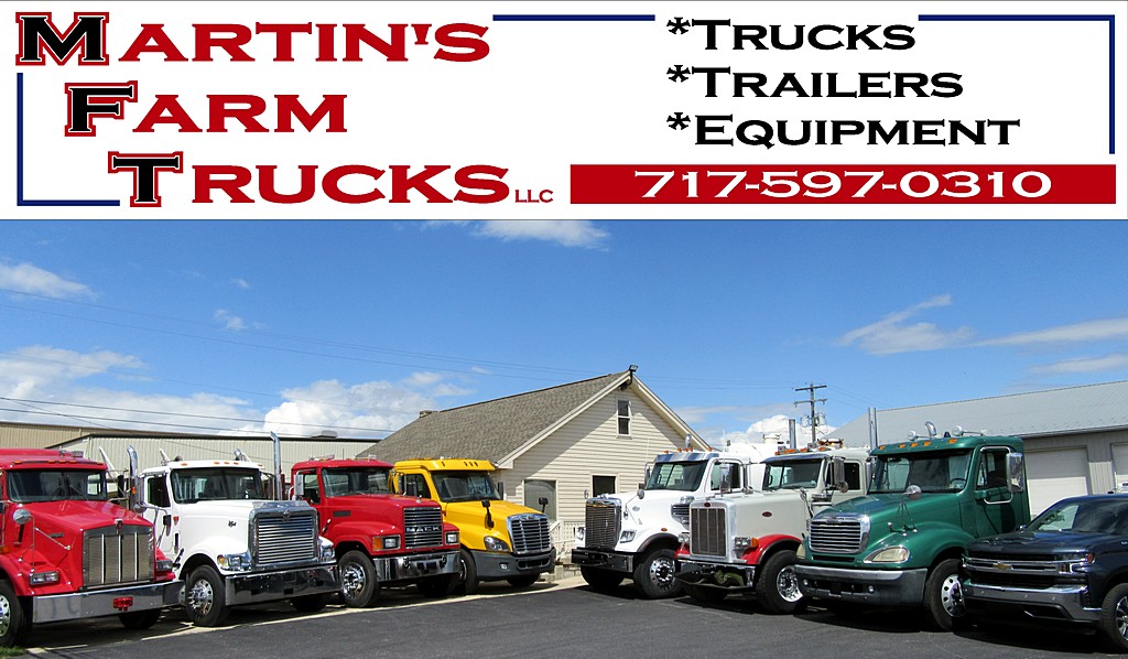 TRUCKS, TRAILERS, & RELATED TRUCK ACCESSORIES FOR MARTIN'S FARM TRUCKS - GREENCASTLE, PA / THURS. JULY 31 @ 9:00 AM